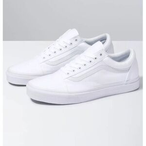 Men’s Vans Canvas Old Skool true White Shoes